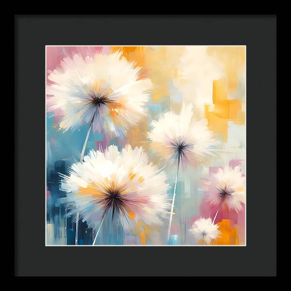 Dandelion Dreams #1 - Framed Print