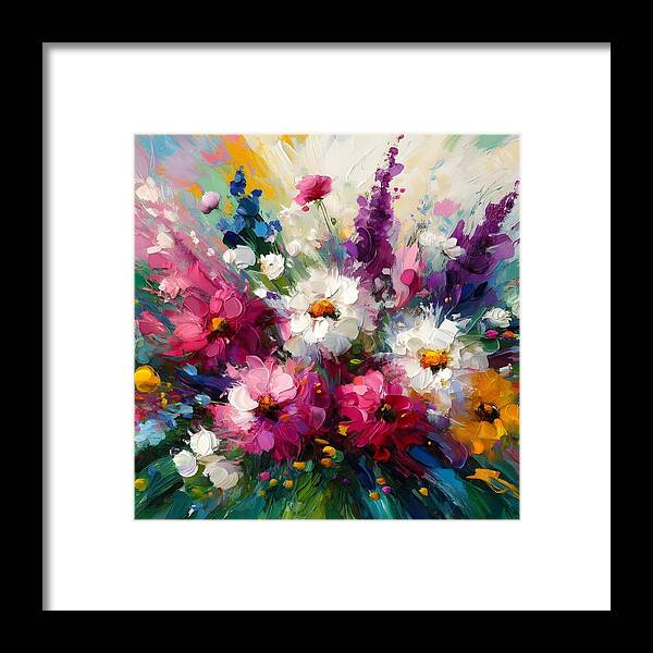 Blooms in Motion - Framed Print