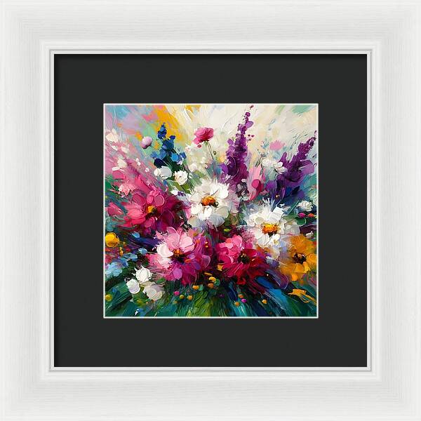 Blooms in Motion - Framed Print