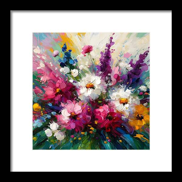 Blooms in Motion - Framed Print