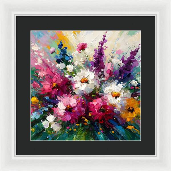 Blooms in Motion - Framed Print