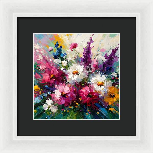 Blooms in Motion - Framed Print