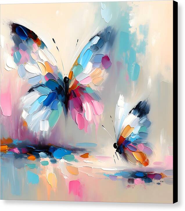 Butterfly Love I - Canvas Print