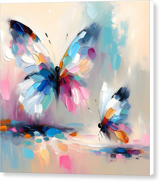 Butterfly Love I - Canvas Print