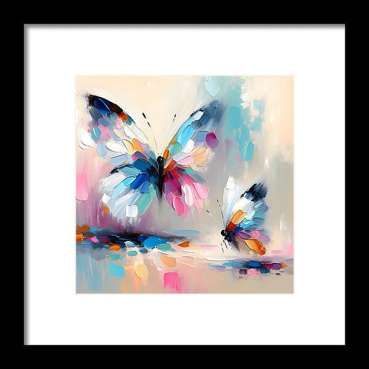 Butterfly Love I - Framed Print