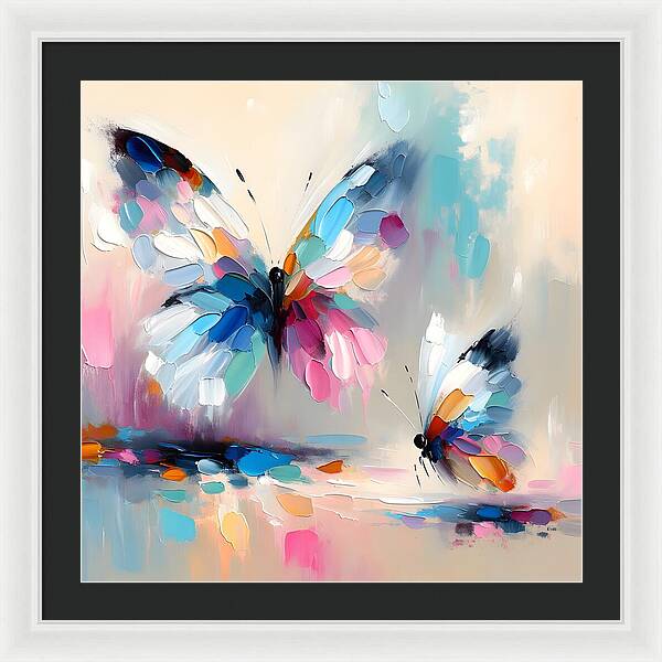 Butterfly Love I - Framed Print