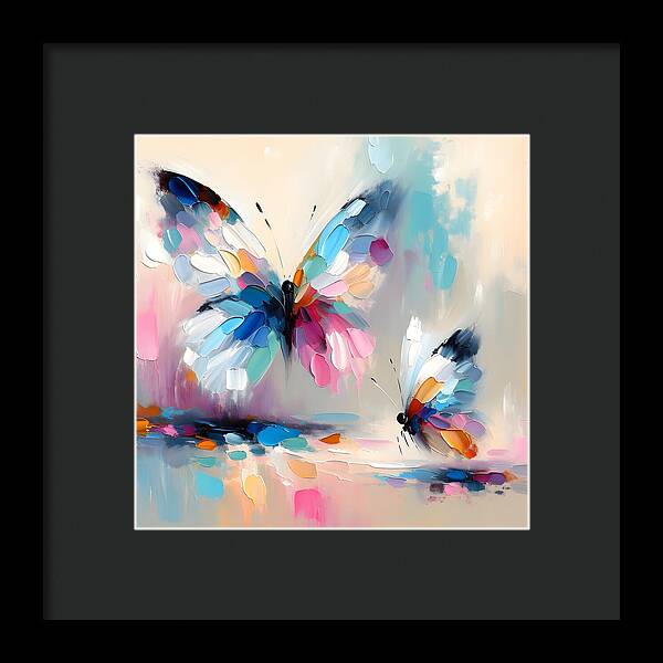 Butterfly Love I - Framed Print