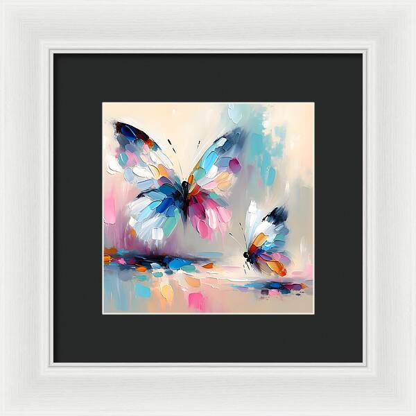 Butterfly Love I - Framed Print