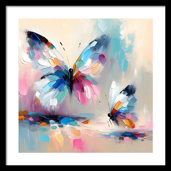 Butterfly Love I - Framed Print