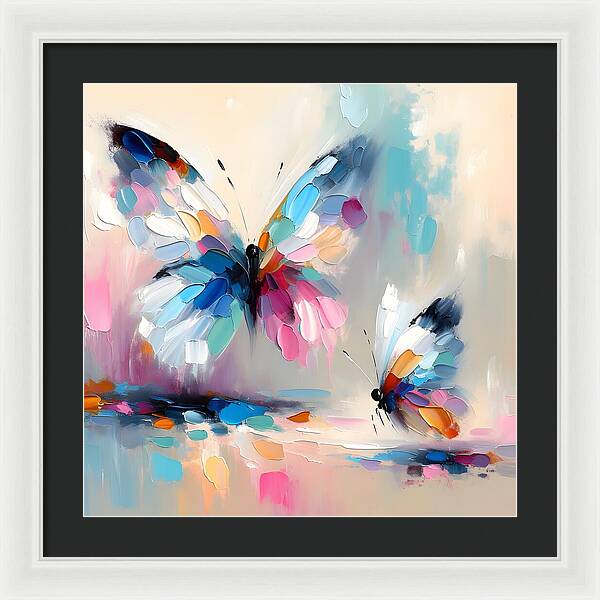 Butterfly Love I - Framed Print