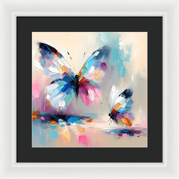 Butterfly Love I - Framed Print