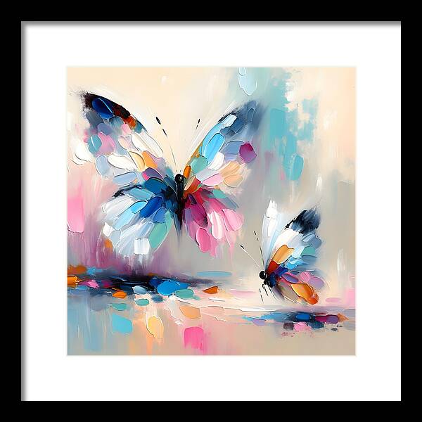 Butterfly Love I - Framed Print