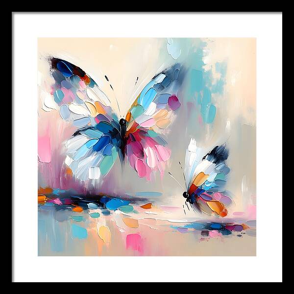 Butterfly Love I - Framed Print