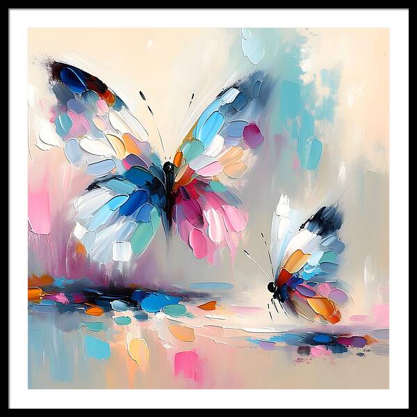 Butterfly Love I - Framed Print