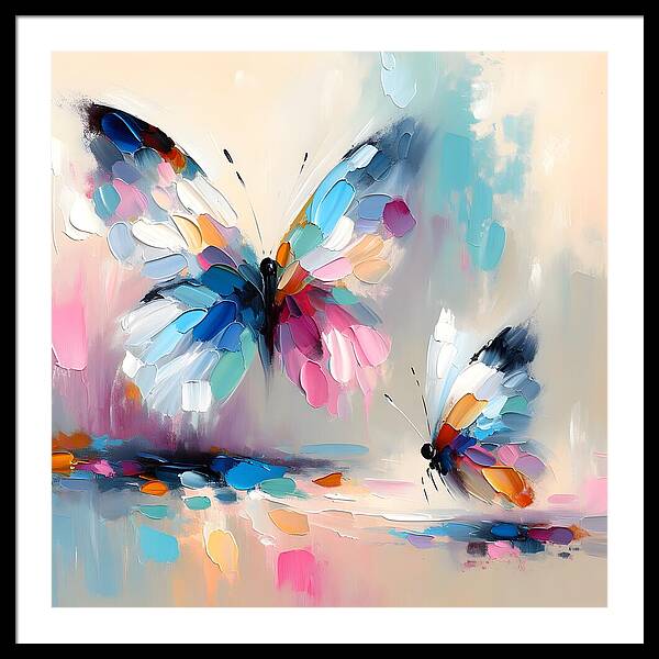 Butterfly Love I - Framed Print