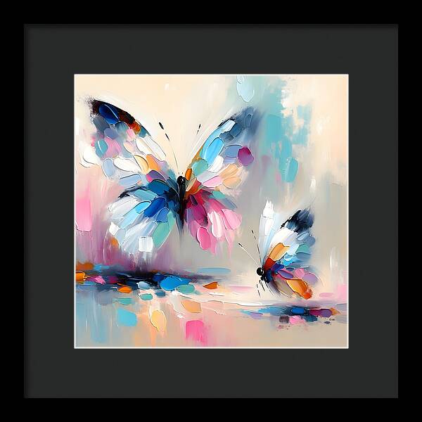 Butterfly Love I - Framed Print