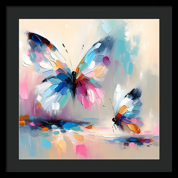 Butterfly Love I - Framed Print