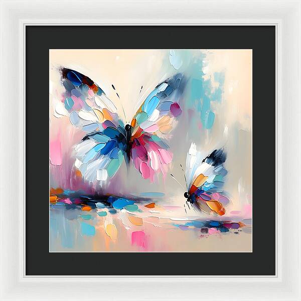 Butterfly Love I - Framed Print