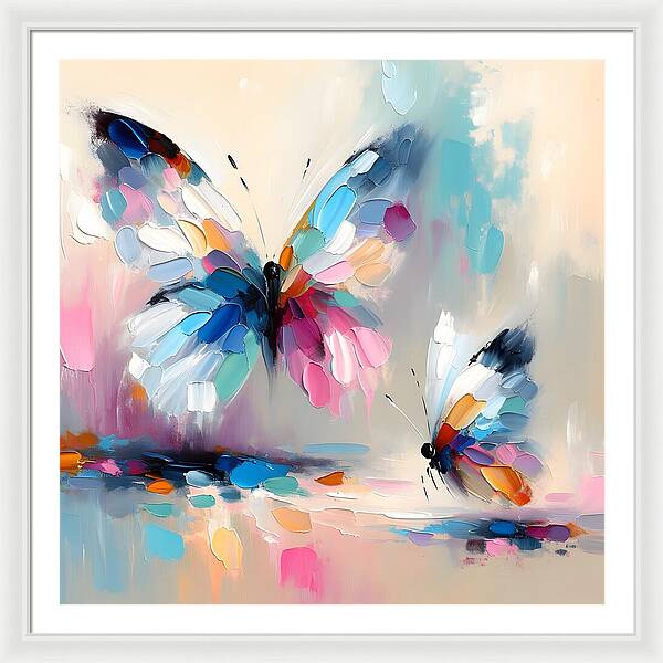 Butterfly Love I - Framed Print