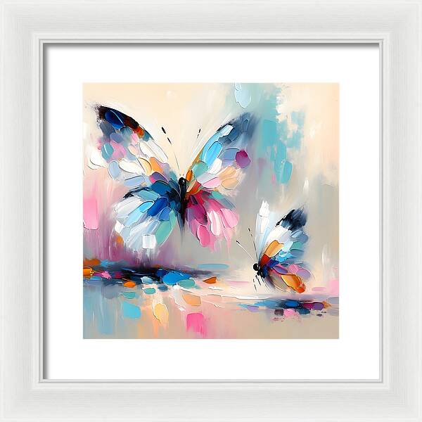 Butterfly Love I - Framed Print