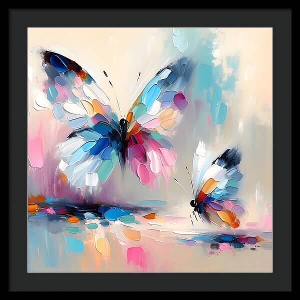 Butterfly Love I - Framed Print