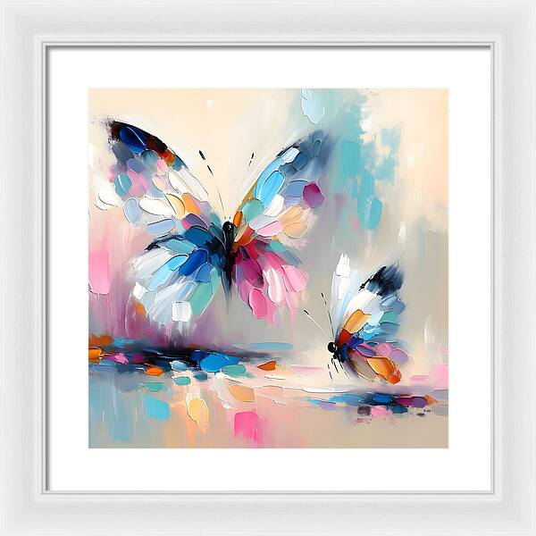 Butterfly Love I - Framed Print