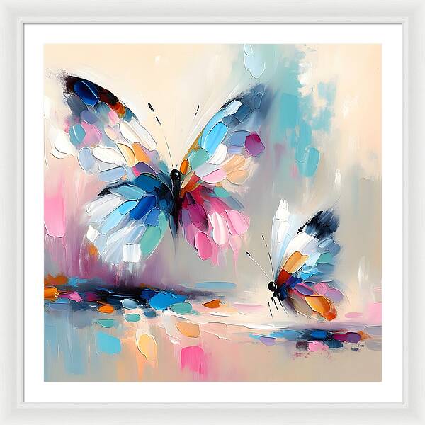 Butterfly Love I - Framed Print