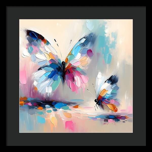 Butterfly Love I - Framed Print