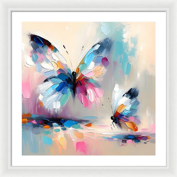 Butterfly Love I - Framed Print