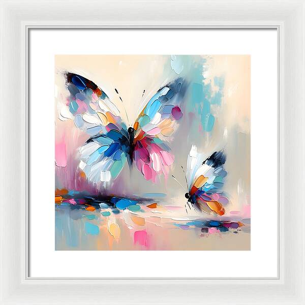 Butterfly Love I - Framed Print