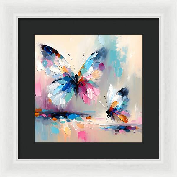 Butterfly Love I - Framed Print