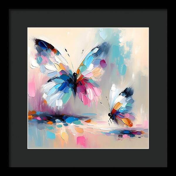 Butterfly Love I - Framed Print