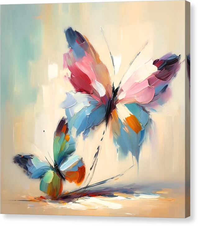 Butterfly Love II - Canvas Print