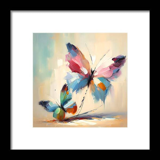 Butterfly Love II - Framed Print