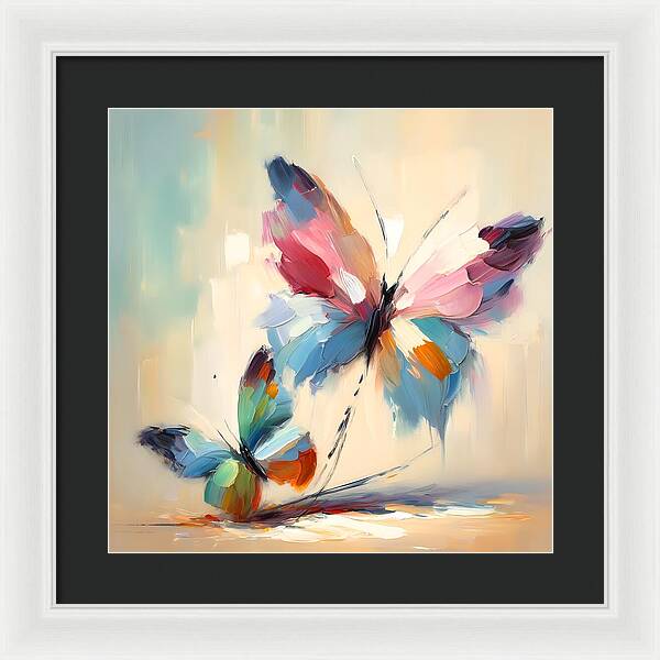 Butterfly Love II - Framed Print