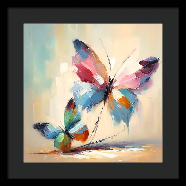 Butterfly Love II - Framed Print