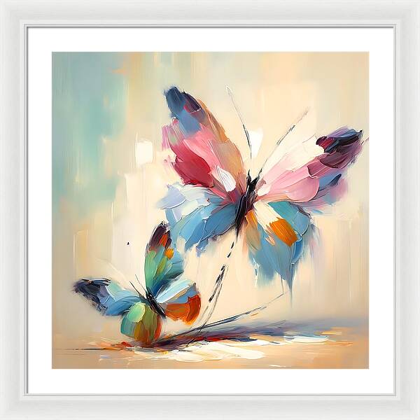 Butterfly Love II - Framed Print