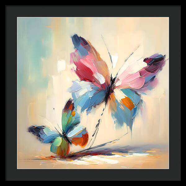 Butterfly Love II - Framed Print