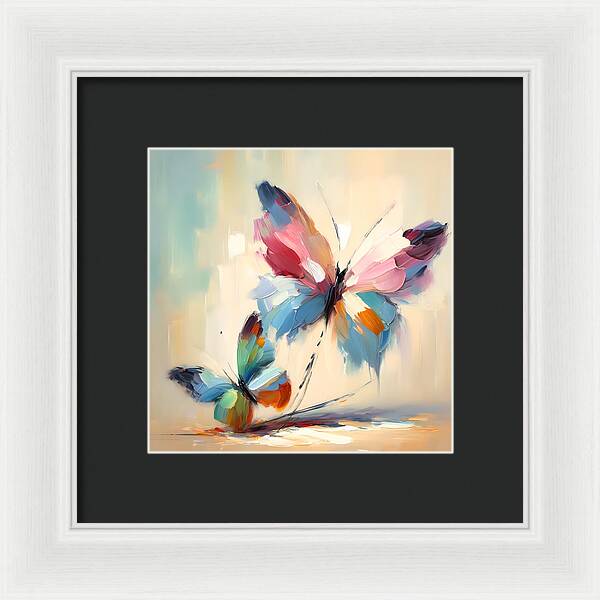 Butterfly Love II - Framed Print