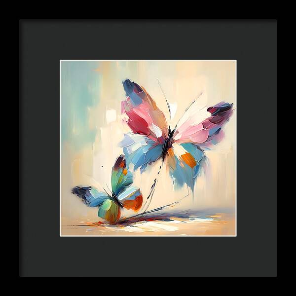 Butterfly Love II - Framed Print