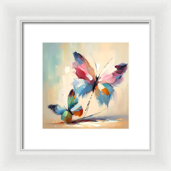 Butterfly Love II - Framed Print