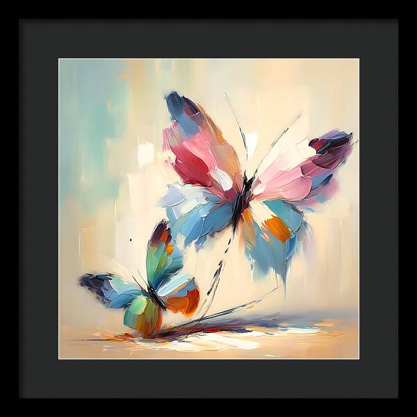 Butterfly Love II - Framed Print