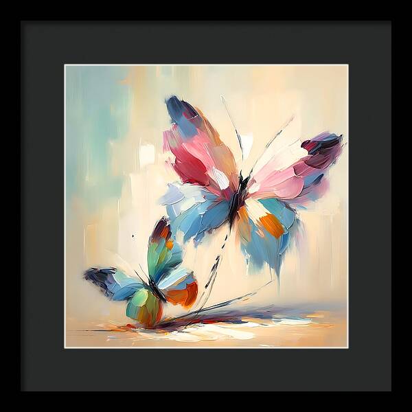 Butterfly Love II - Framed Print