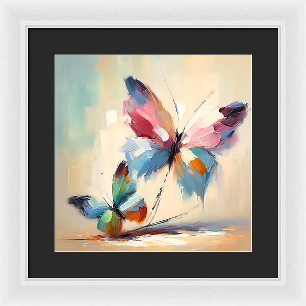 Butterfly Love II - Framed Print