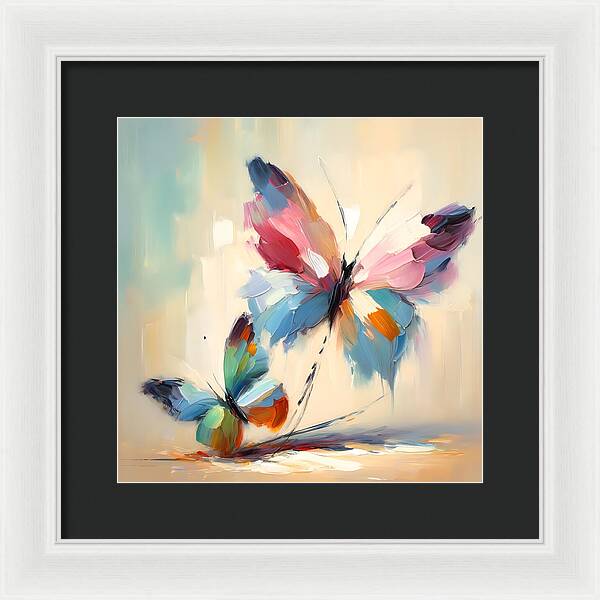 Butterfly Love II - Framed Print