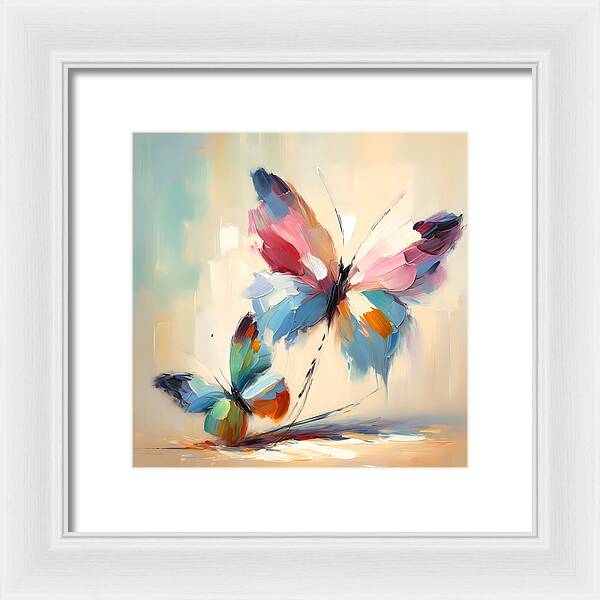 Butterfly Love II - Framed Print