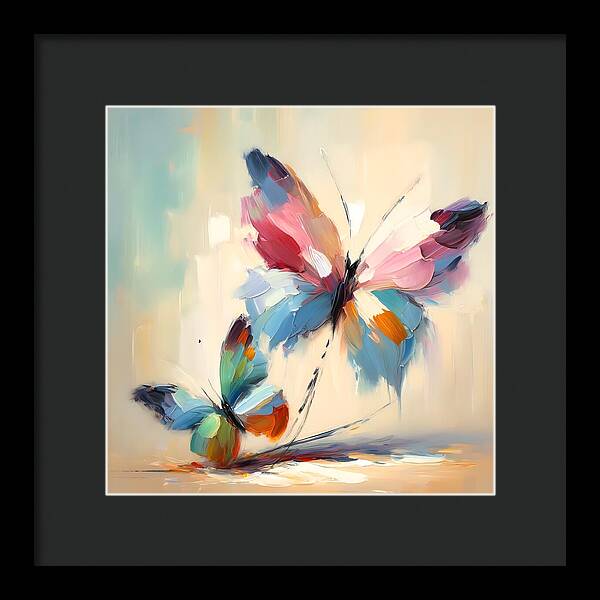 Butterfly Love II - Framed Print