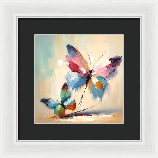 Butterfly Love II - Framed Print