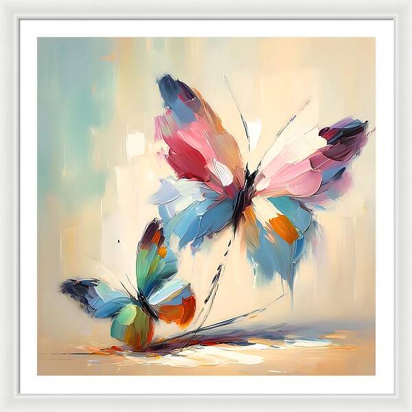 Butterfly Love II - Framed Print