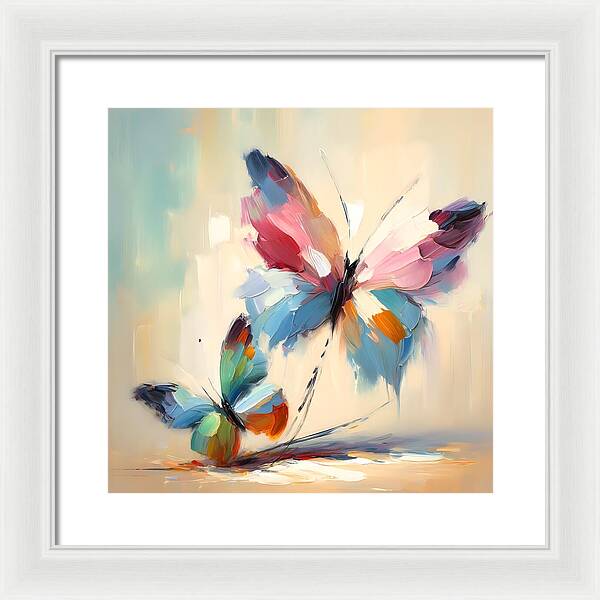 Butterfly Love II - Framed Print